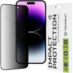 Techsuit - 111D Privacy Full Glue - iPhone 14 Pro Max - Black
