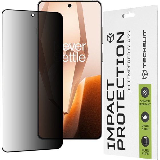 Techsuit - 111D Privacy Full Glue - OnePlus 13R - Black