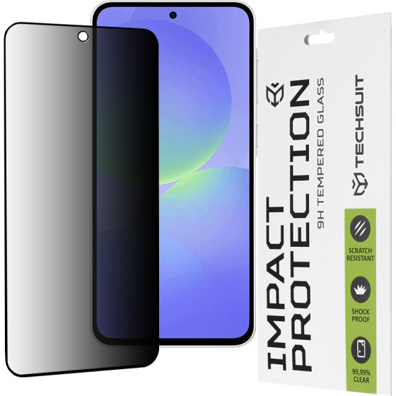 Techsuit - 111D Privacy Full Glue - Samsung Galaxy A36 5G / A56 5G - Black