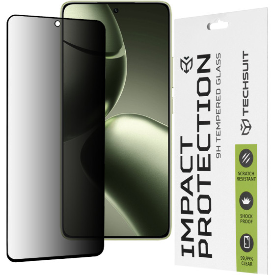 Techsuit - 111D Privacy Full Glue - Xiaomi 14T / 14T Pro - Black