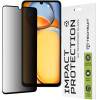 Techsuit - 111D Privacy Full Glue - Xiaomi Redmi 13C 4G / Redmi 13C 5G / Poco C65 - Black