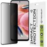 Techsuit - 111D Privacy Full Glue - Xiaomi Redmi Note 12 4G / 12 5G / Poco X5 - Black