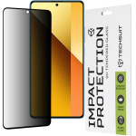 Techsuit - 111D Privacy Full Glue - Xiaomi Redmi Note 13 5G - Black
