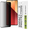 Techsuit - 111D Privacy Full Glue - Xiaomi Redmi Note 13 Pro 4G / Poco M6 Pro 4G - Black