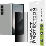 Techsuit - 111D Privacy Full Glue [Outside Screen] - Samsung Galaxy Z Fold6 - Black