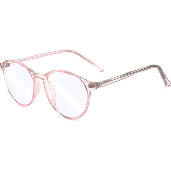 Techsuit - Anti-Blue Light Glasses Reflex TR90 - Round - Pink - (F8551-C5)