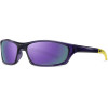 Techsuit - Bike Glasses (24101) - for Cycling and Sport Outdoor Activities, Polarized, Unisex - Black / Purple