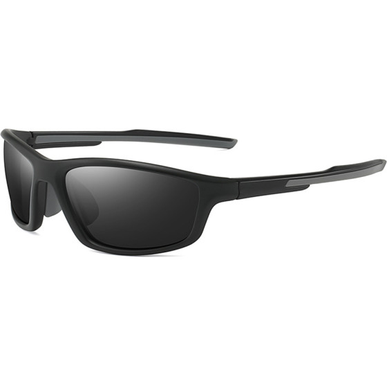 Techsuit - Bike Glasses (3047) - for Cycling and Sport Outdoor Activities, with UV Protection, Unisex - Black - (3047;BLACK)