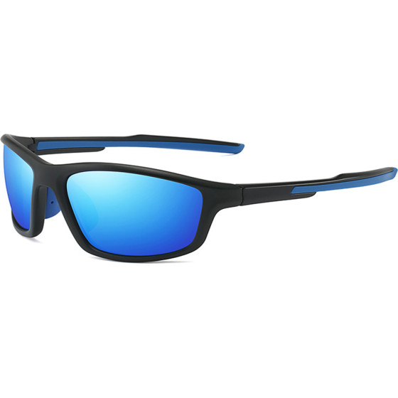 Techsuit - Bike Glasses (3047) - for Cycling and Sport Outdoor Activities, with UV Protection, Unisex - Blue - (3047;BLUE)