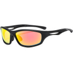 Techsuit - Bike Glasses (9309) - for Cycling and Sport Outdoor Activities, Polarized, PC Frame, Unisex - Black / Red - (9309;RED)