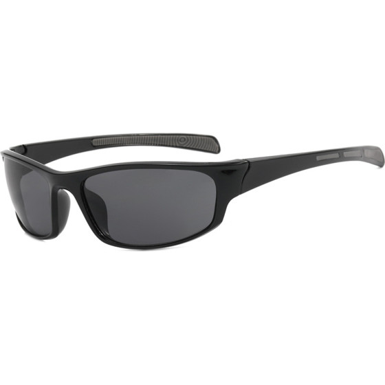 Techsuit - Bike Glasses (9937) - for Cycling, Sport Outdoor Activities, PC, Rectangular Shape, Unisex - Black