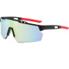 Techsuit - Bike Glasses (9963) - for Cycling, Sport Outdoor Activities, with PC Frame and Lens, Unisex - Black / Light Blue
