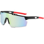 Techsuit - Bike Glasses (9963) - for Cycling, Sport Outdoor Activities, with PC Frame and Lens, Unisex - Black / Light Blue