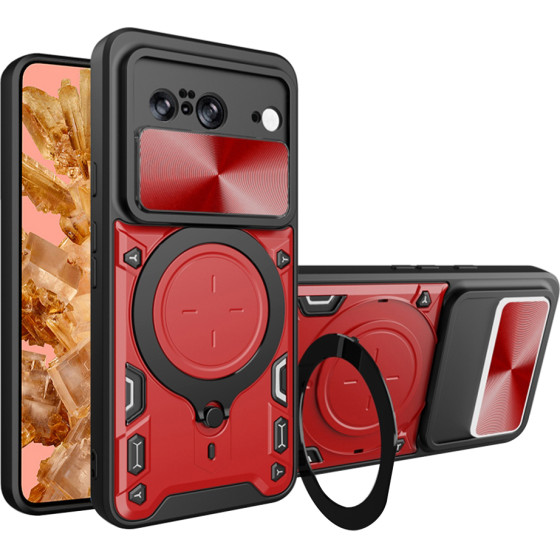 Techsuit - CamGuard Pro - Google Pixel 8 - Red