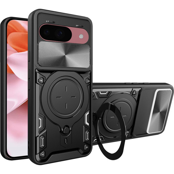 Techsuit - CamGuard Pro - Google Pixel 9 / 9 Pro - Black