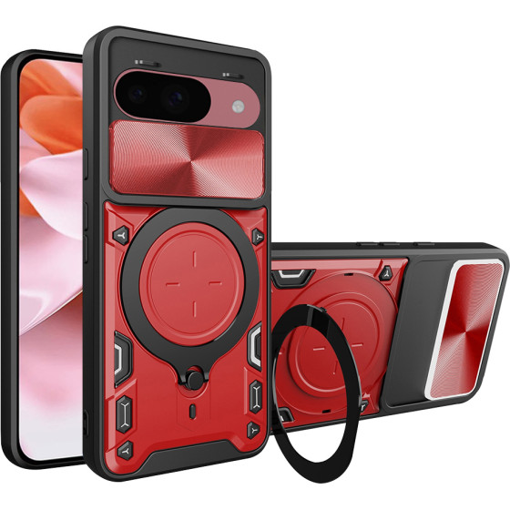 Techsuit - CamGuard Pro - Google Pixel 9 / 9 Pro - Red