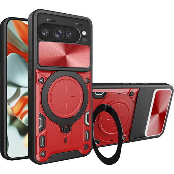 Techsuit - CamGuard Pro - Google Pixel 9 Pro XL - Red