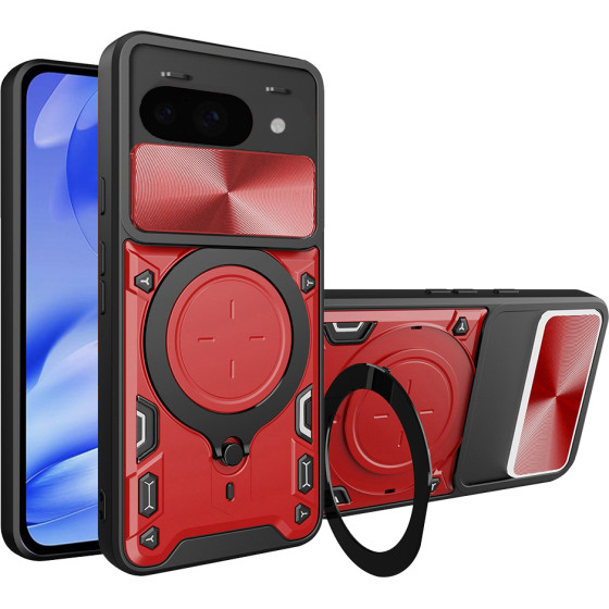 Techsuit - CamGuard Pro - Google Pixel 9a - Red