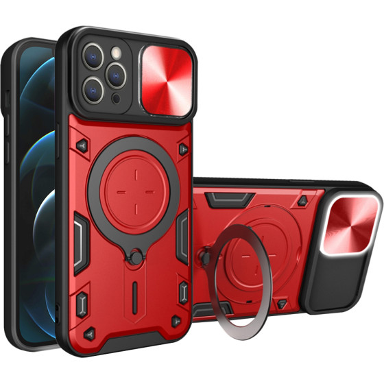 Techsuit - CamGuard Pro - iPhone 12 Pro Max - Red