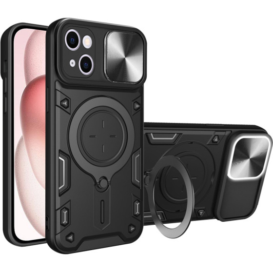 Techsuit - CamGuard Pro - iPhone 15 - Black