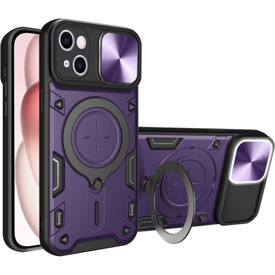 Techsuit - CamGuard Pro - iPhone 15 - Purple