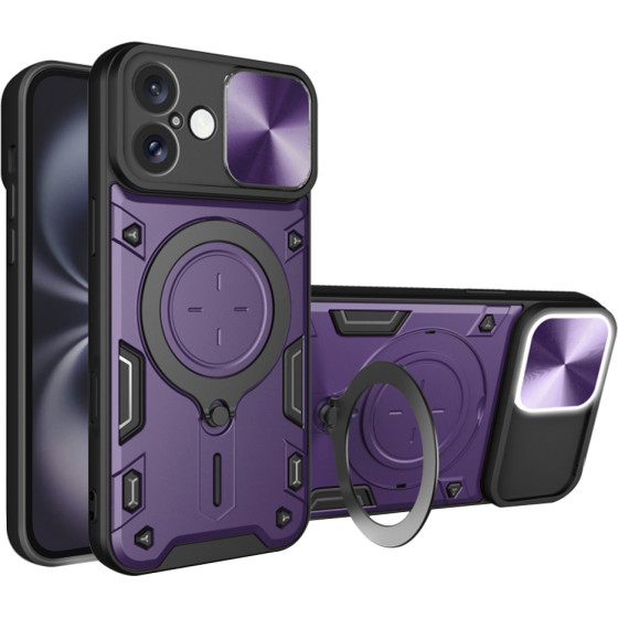 Techsuit - CamGuard Pro - iPhone 16 - Purple