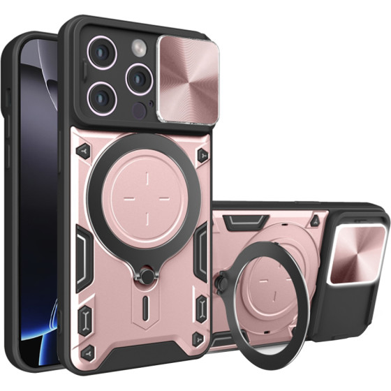 Techsuit - CamGuard Pro - iPhone 16 Pro Max - Rose Gold