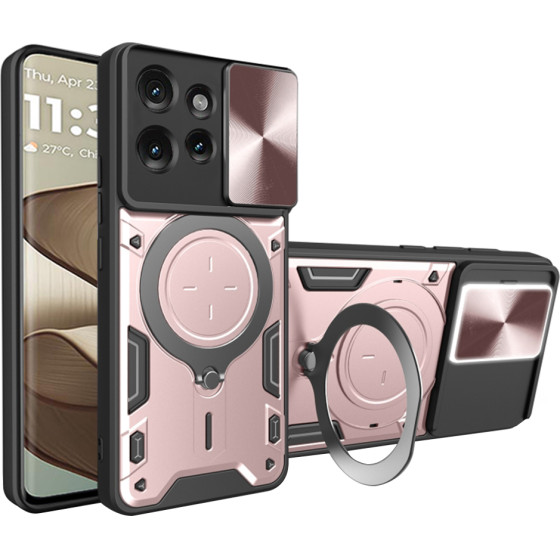 Techsuit - CamGuard Pro - Motorola Edge 50 - Rose Gold