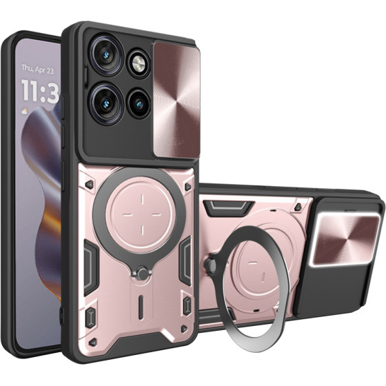 Techsuit - CamGuard Pro - Motorola Edge 50 Neo / Motorola ThinkPhone 25 - Rose Gold