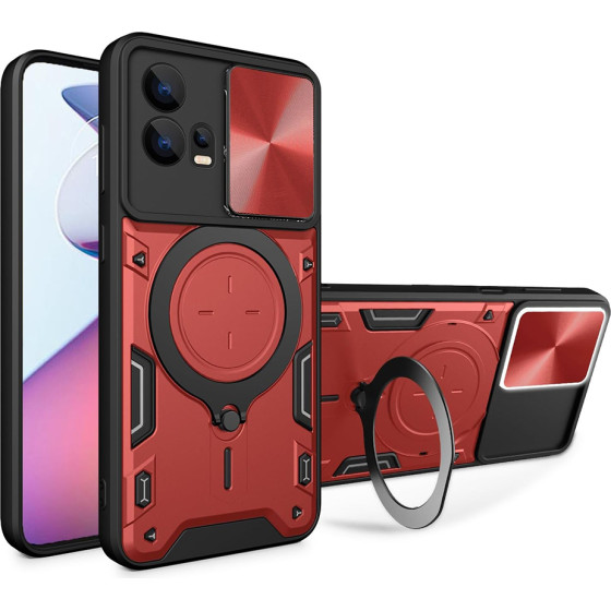Techsuit - CamGuard Pro - Motorola Moto G72 - Red