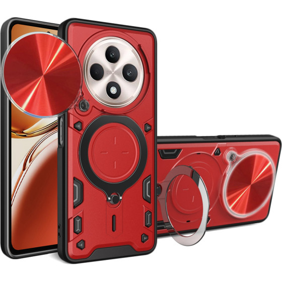 Techsuit - CamGuard Pro - Oppo Reno12 F 4G / Reno12 F 5G / Reno12 FS 4G / Reno12 FS 5G - Red