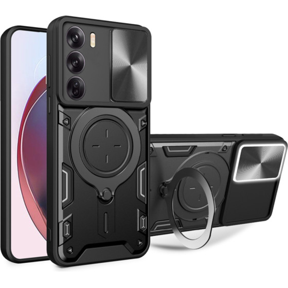 Techsuit - CamGuard Pro - Oppo Reno12 Pro - Black