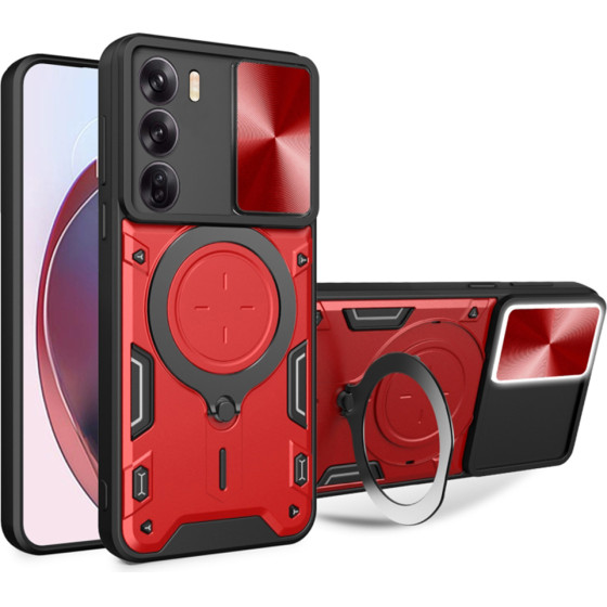 Techsuit - CamGuard Pro - Oppo Reno12 Pro - Red