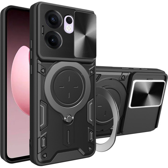 Techsuit - CamGuard Pro - Oppo Reno13 F 4G / Reno13 F 5G / Reno13 FS 5G - Black