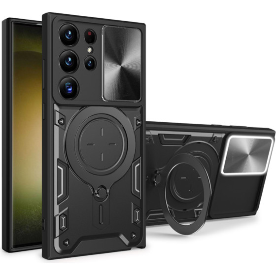 Techsuit - CamGuard Pro - Samsung Galaxy S23 Ultra - Black