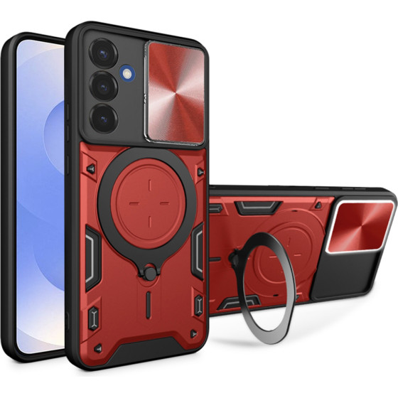 Techsuit - CamGuard Pro - Samsung Galaxy S25 - Red