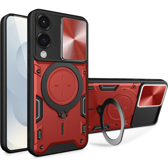Techsuit - CamGuard Pro - Samsung Galaxy S25 Edge - Red