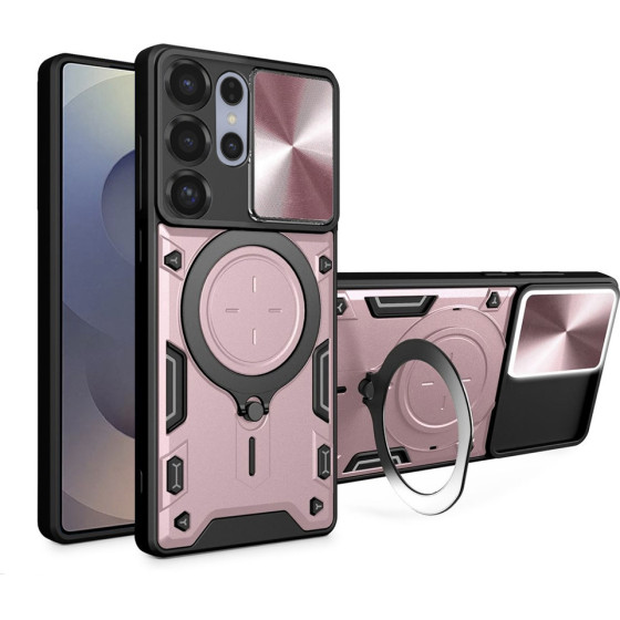 Techsuit - CamGuard Pro - Samsung Galaxy S25 Ultra - Rose Gold