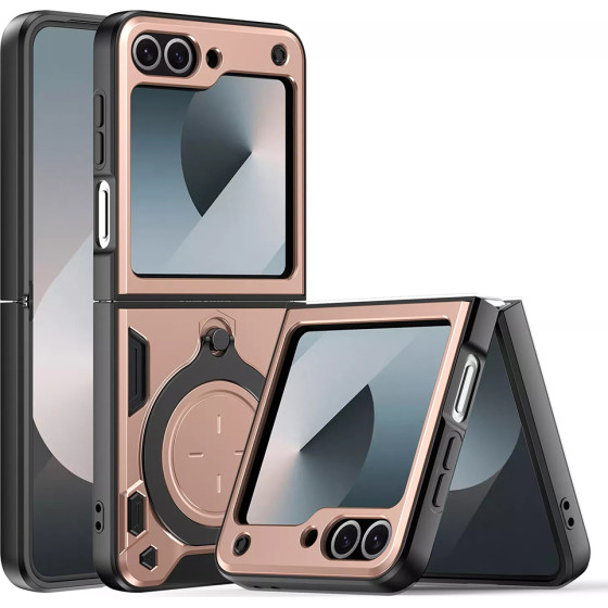 Techsuit - CamGuard Pro - Samsung Galaxy Z Flip6 - Rose Gold