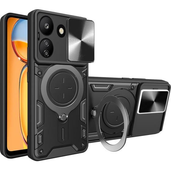 Techsuit - CamGuard Pro - Xiaomi Redmi 13C 4G / Poco C65 - Black