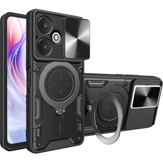 Techsuit - CamGuard Pro - Xiaomi Redmi 13C 5G - Black