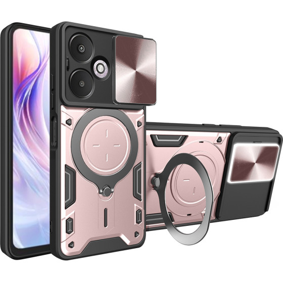 Techsuit - CamGuard Pro - Xiaomi Redmi 13C 5G - Rose Gold