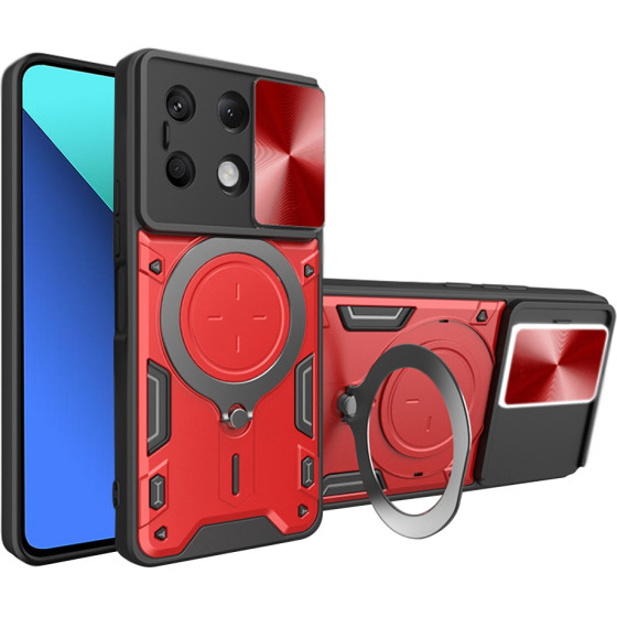 Techsuit - CamGuard Pro - Xiaomi Redmi Note 13 4G - Red