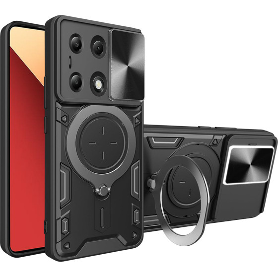 Techsuit - CamGuard Pro - Xiaomi Redmi Note 13 Pro 4G / Poco M6 Pro 4G - Black