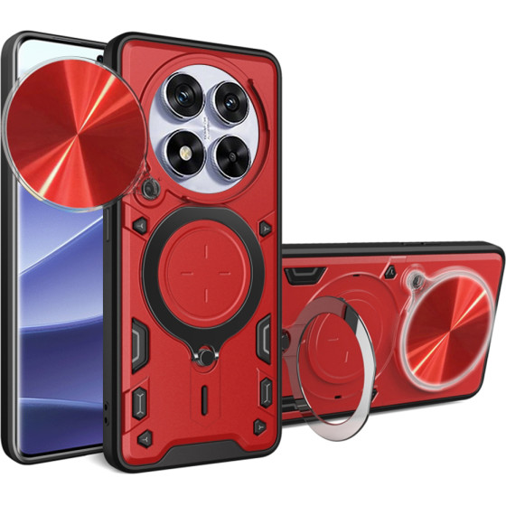 Techsuit - CamGuard Pro - Xiaomi Redmi Note 14 Pro 5G / Poco X7 - Red