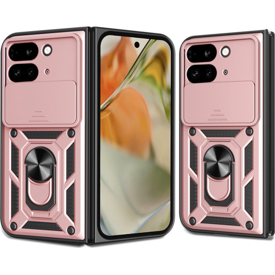 Techsuit - CamShield Series - Google Pixel 9 Pro Fold - Rose Gold