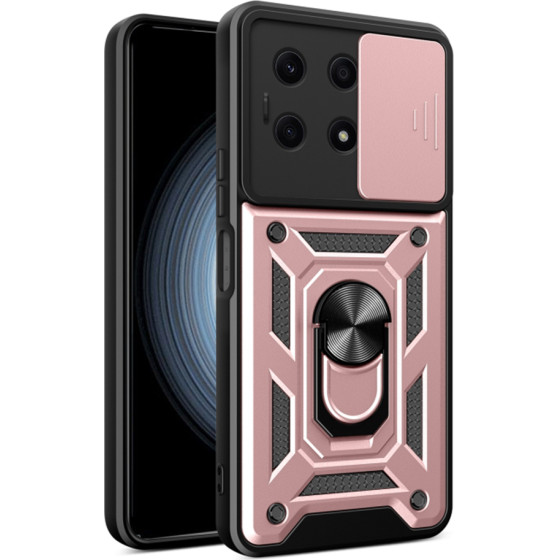 Techsuit - CamShield Series - Honor X8a - Rose Gold