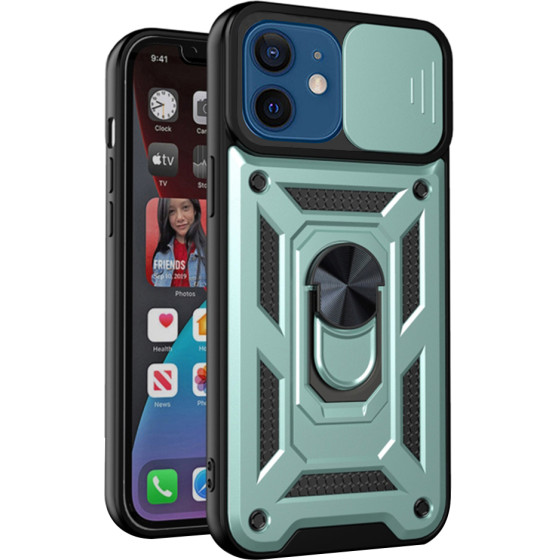 Techsuit - CamShield Series - iPhone 12 / iPhone 12 Pro - Green