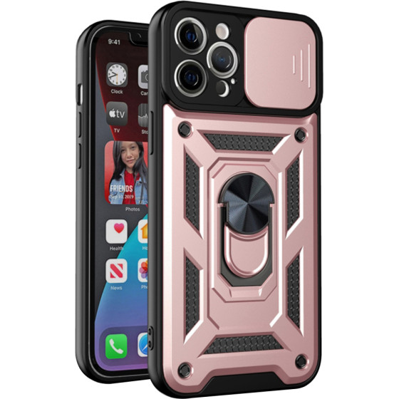 Techsuit - CamShield Series - iPhone 12 Pro Max - Rose Gold