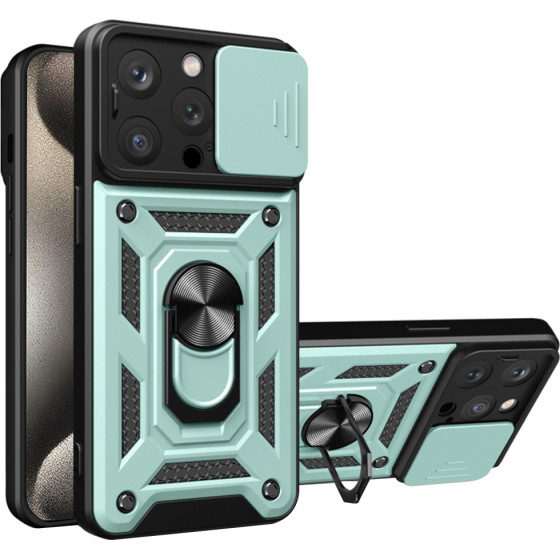 Techsuit - CamShield Series - iPhone 15 Pro - Green